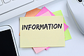 Information Info Infos Informationen News Nachrichten Schreibtis